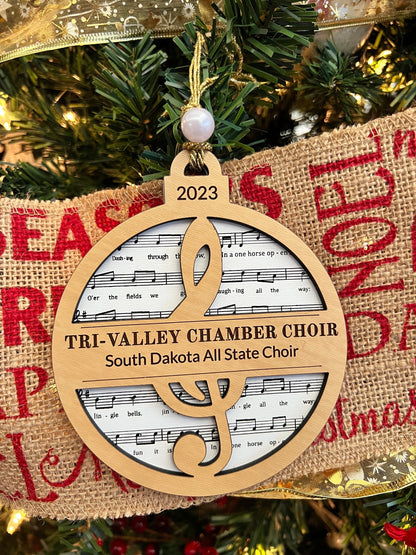 Customizable Choir Ornament