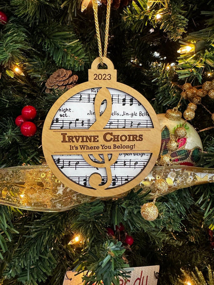 Customizable Choir Ornament