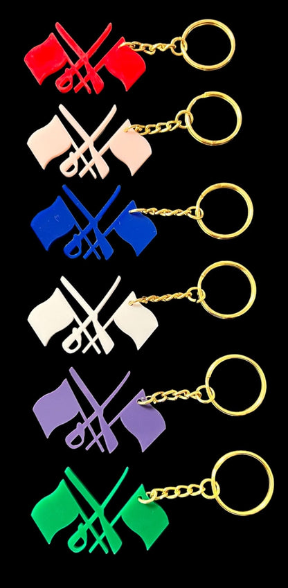 Color Guard Personalized Key Chain- perfect for your flag bags!